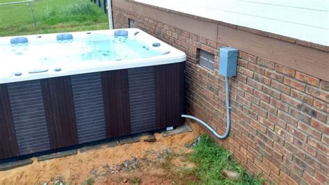 hot tub outside electrical box|50 amp hot tub wiring.